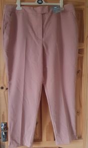 Salmon coloured straight trousers (new)