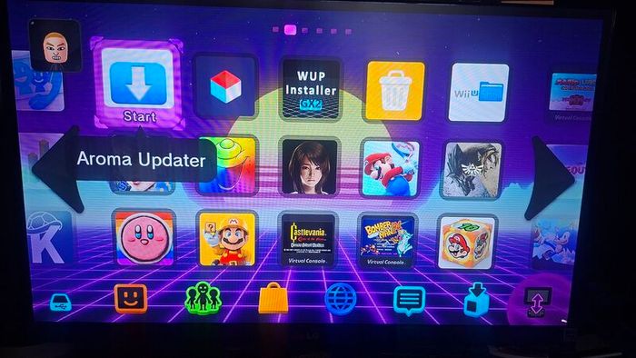 Modded Wii U 128GB USB Aroma with games