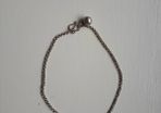 Silver chain bracelet
