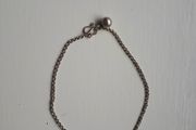 Silver chain bracelet