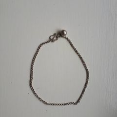 Silver chain bracelet