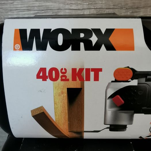 Worx WX681 F50 450W Sonicrafter Corded Multi Tool with 40 Accessories