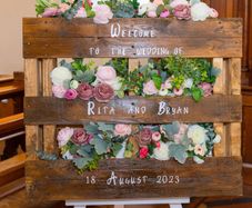 Wedding Personalised Sign for Hire/Rent