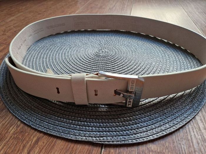 DIESEL Men's leather belt