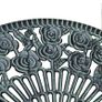 3 Pcs Cast Aluminum Bistro Set-Green Image 7