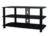 Black Glass TV Stand TV Table for TVs up to 60