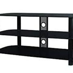 Black Glass TV Stand TV Table for TVs up to 60"