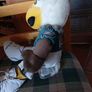 Vintage NFL Football Philadelphia Eagles Plush Mascot Stuffed Swoop Toy 16" Image 3