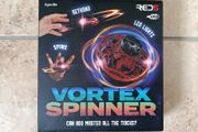 Vortex Spinner RED5 Fidget USB Rechargeable Flying Boomerang Toy LED light - Red