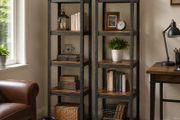 Heavy Duty Garage Shelving Set of 2 5 Tier Storage Shelves Metal Shelving Unit Warehouse Storage Rack