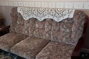 Floral couch and arm chairs