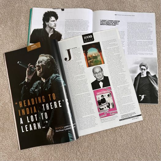 U2 Hot Press Magazines