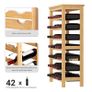 Wine Rack Bottle rack  42 Bottles High quality  Bamboo Image 5