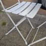 2 seater bistro set, powder coated metal Image 7