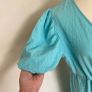 ICHI turquoise dress size 10 Image 2