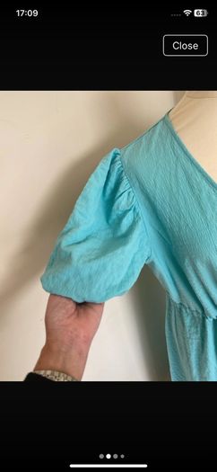 ICHI turquoise dress size 10