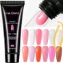 NEW Milky white Poly Gel and extension nail tips Image 4