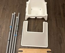 IKEA ANTILOP High Chair Complete Set with Footrest & Tray Mat