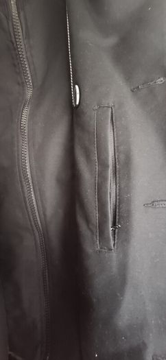 Jack & Jones Premium Collection Max Black Double Breasted Jacket Coat Size L
