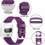 PURPLE Silicone Band Strap For Fitbit Versa, Versa 2, Versa Lite Replacement Image 2