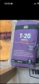 Arc tile adhesive - white, regular set