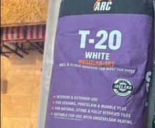 Arc tile adhesive (20kg) - white (unopened)