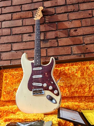 Fender Custom Shop 1960 Stratocaster Vintage White Relic (Delivery available)