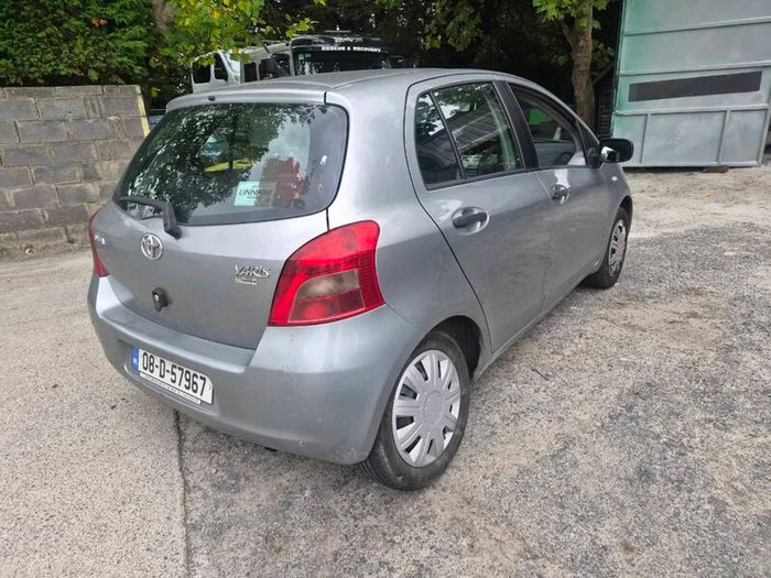 Toyota yaris tax and test