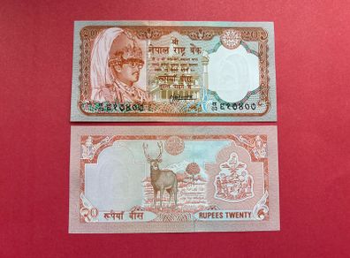 Nepal. 20 Rupees  1988  ( uncirculated )