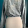 Cropped jumper with design on back. Size S Image 4