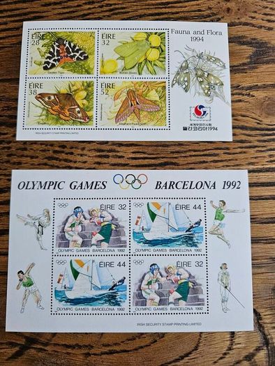 Ireland 1992 1994 Stamp Sheets Mint