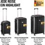 3-Piece Hard Shell Luggage Set Suitcase Set Image 2