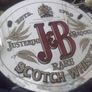 a vintage pub mirror J.AND B .rare scoth whiskey est 1749 Image 5
