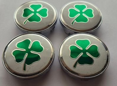 Irish Shamrock Centre caps 60mm (For Aftermarket) FREE POST