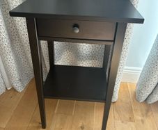 IKEA Hemnes Nightstand Gray Dark Gray Stained 003.817.35 Size 18 1/8x13 3/4"