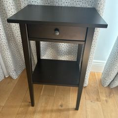 IKEA Hemnes Nightstand Gray Dark Gray Stained 003.817.35 Size 18 1/8x13 3/4"