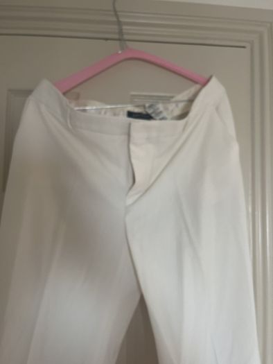Zara cream trousers