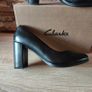 Genuine leather Clarks Freva85 Court Shoes, size 6 Image 7