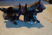 Papo Medieval Black Gold &amp; Armored Knights Dragon Horses