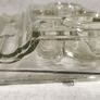 Antique Heavy Glass Double Inkwell Font & Fountain Pen Holder Calligraphy FK3039 Image 9