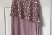 Pink Sequinned Top - New with Tags - Size 12