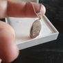 silver chain and locket Image 8