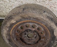 Spare wheel 4x100 steel 13 inch