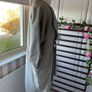 coat Paisie grey coat with tie belt oversized size 10 Image 5