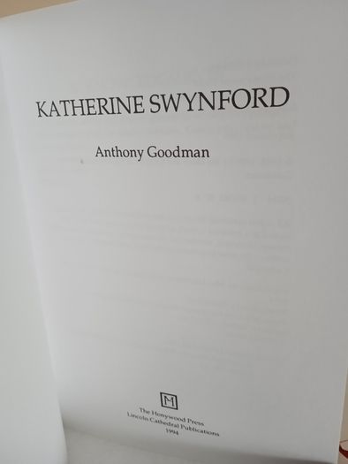 Katherine Swynford by Anthony Goodman (RB339)
