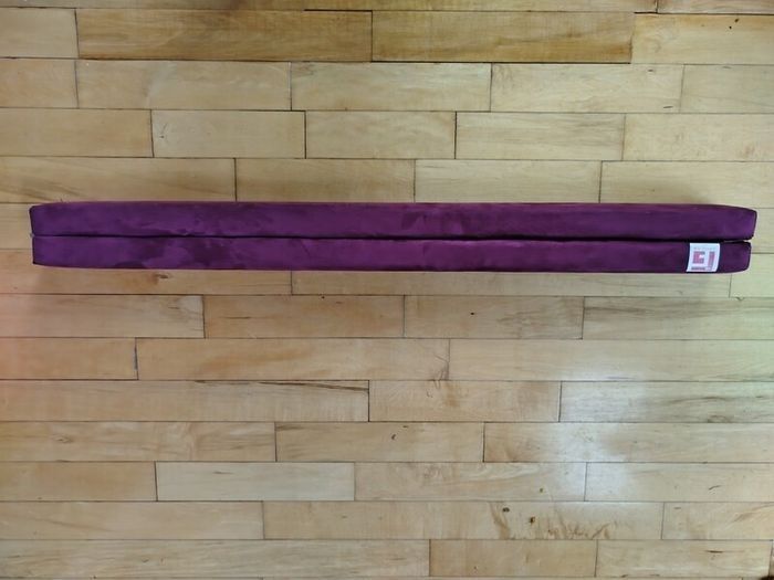 Gymnastics folding balance beam