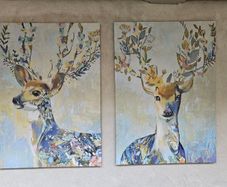 Canvas pictures x2 from Ikea