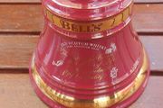 VINTAGE BELLS SCOTCH WHISKY BELL SHAPE BOTTLE CHRISTMAS 1999 EMPTY,with original cork,,lovely display advertising, colour, collectors item, buyer collects or pays postage thank you,