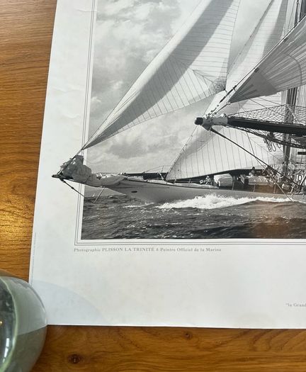 "Luffing Match" sailing Print