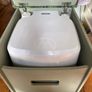 campervan porto potti storage with cushion seat Image 2